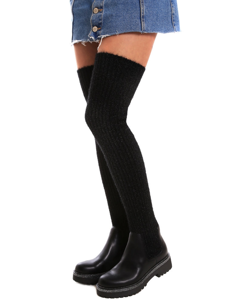 Stivali Nero Studio Italia