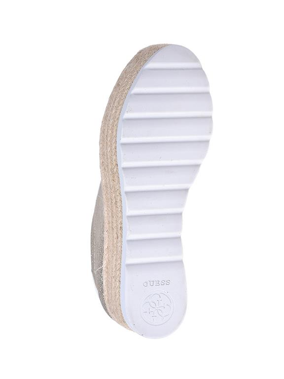 Sandali zeppa Platino Guess