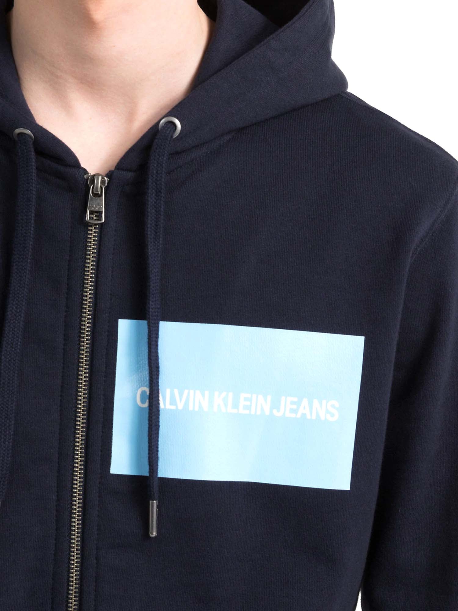 Felpe Blu Calvin Klein