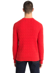 Maglioni Rosso Calvin Klein