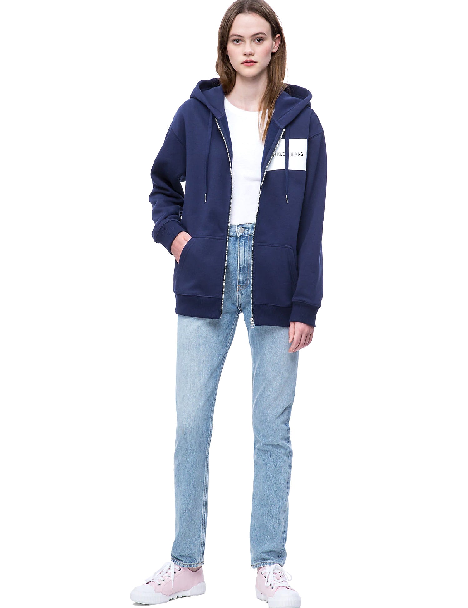 Felpe Blu Calvin Klein