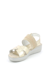 Sandali zeppa Beige Grunland