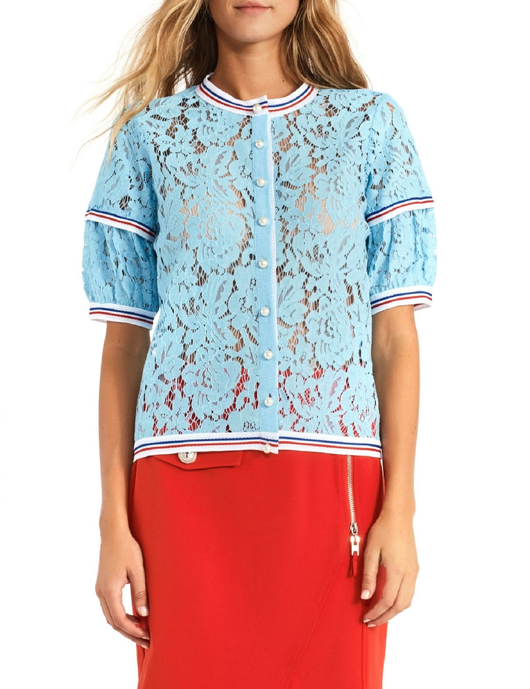 Cardigan Blu Gaudi Jeans