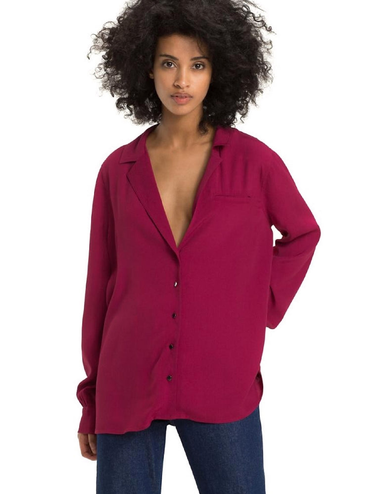 Camicie Viola Tommy Hilfiger