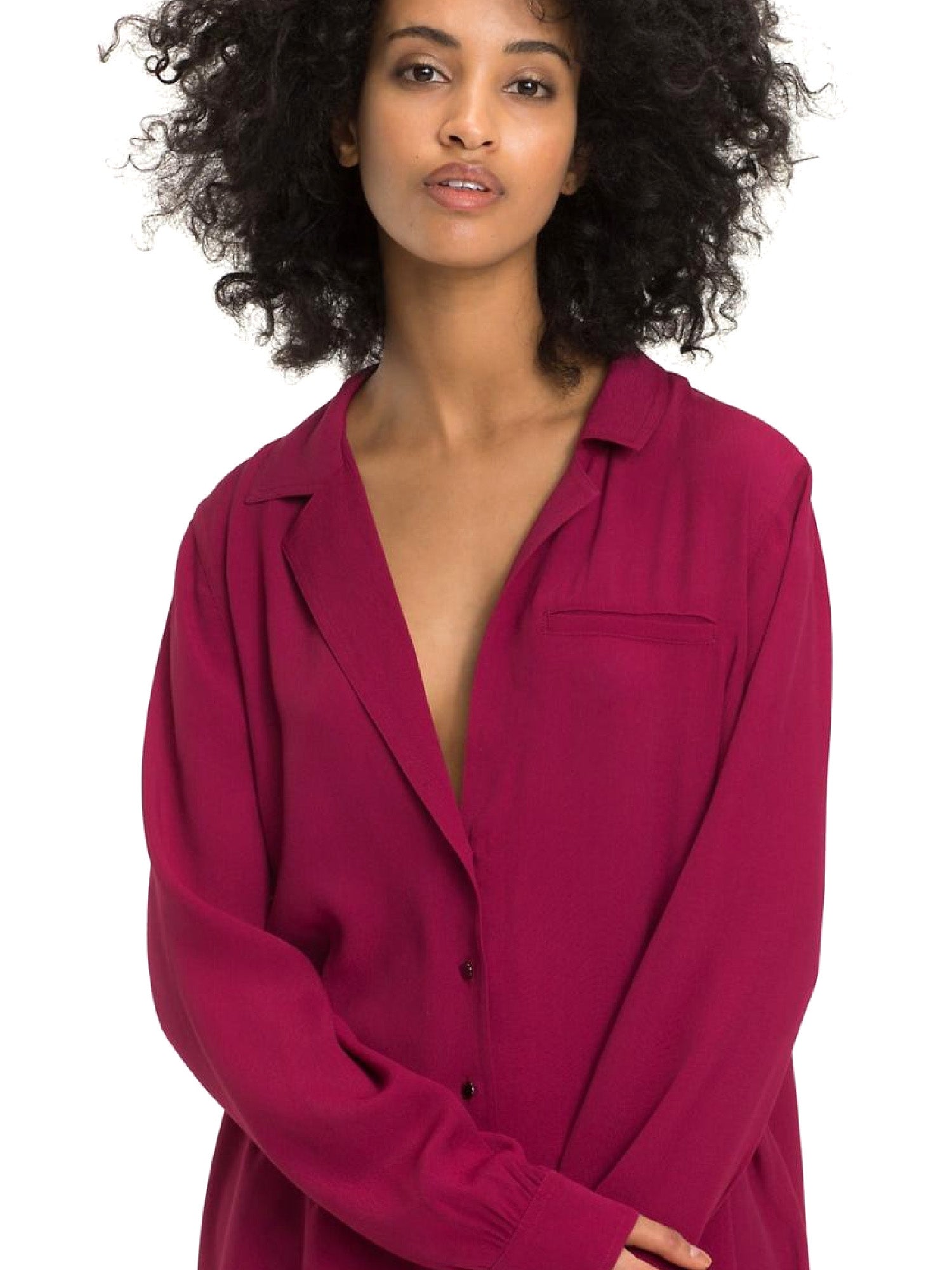 Camicie Viola Tommy Hilfiger