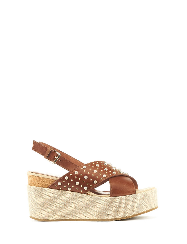 Sandali zeppa Marrone Lumberjack