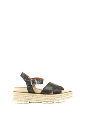 Sandali zeppa Nero Lumberjack