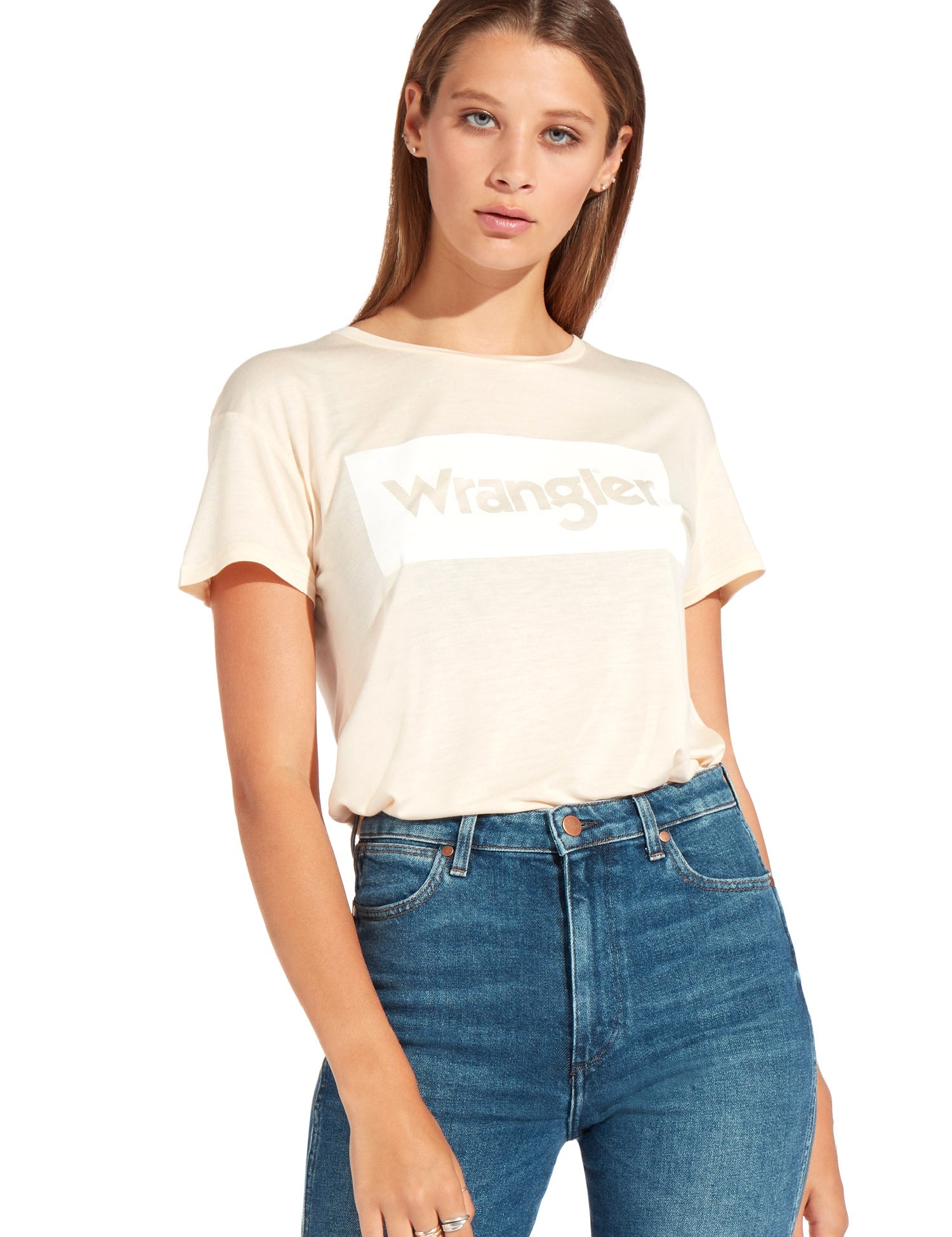T-shirt Arancio Wrangler