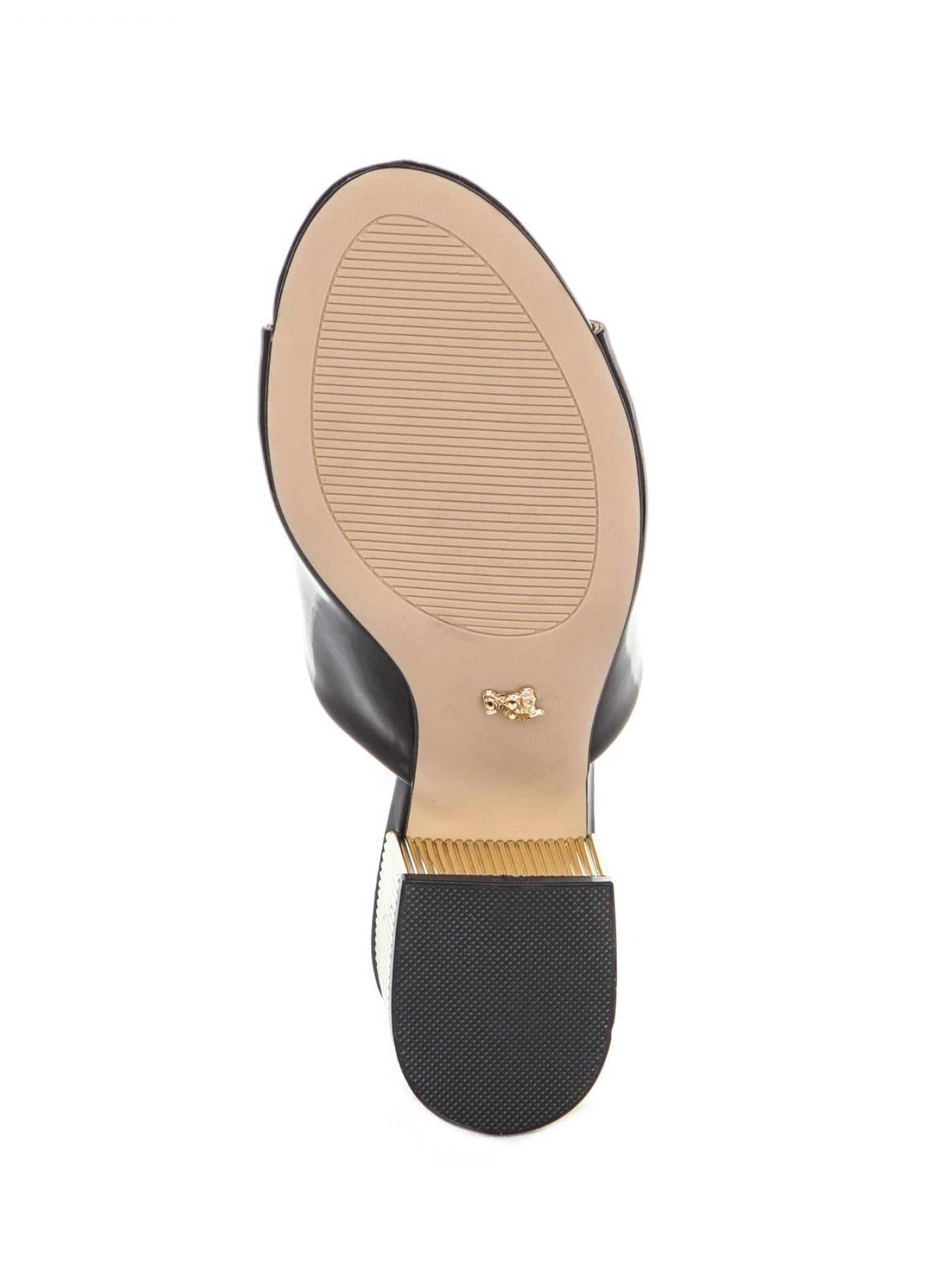 Sandali tacco Nero Gold&gold