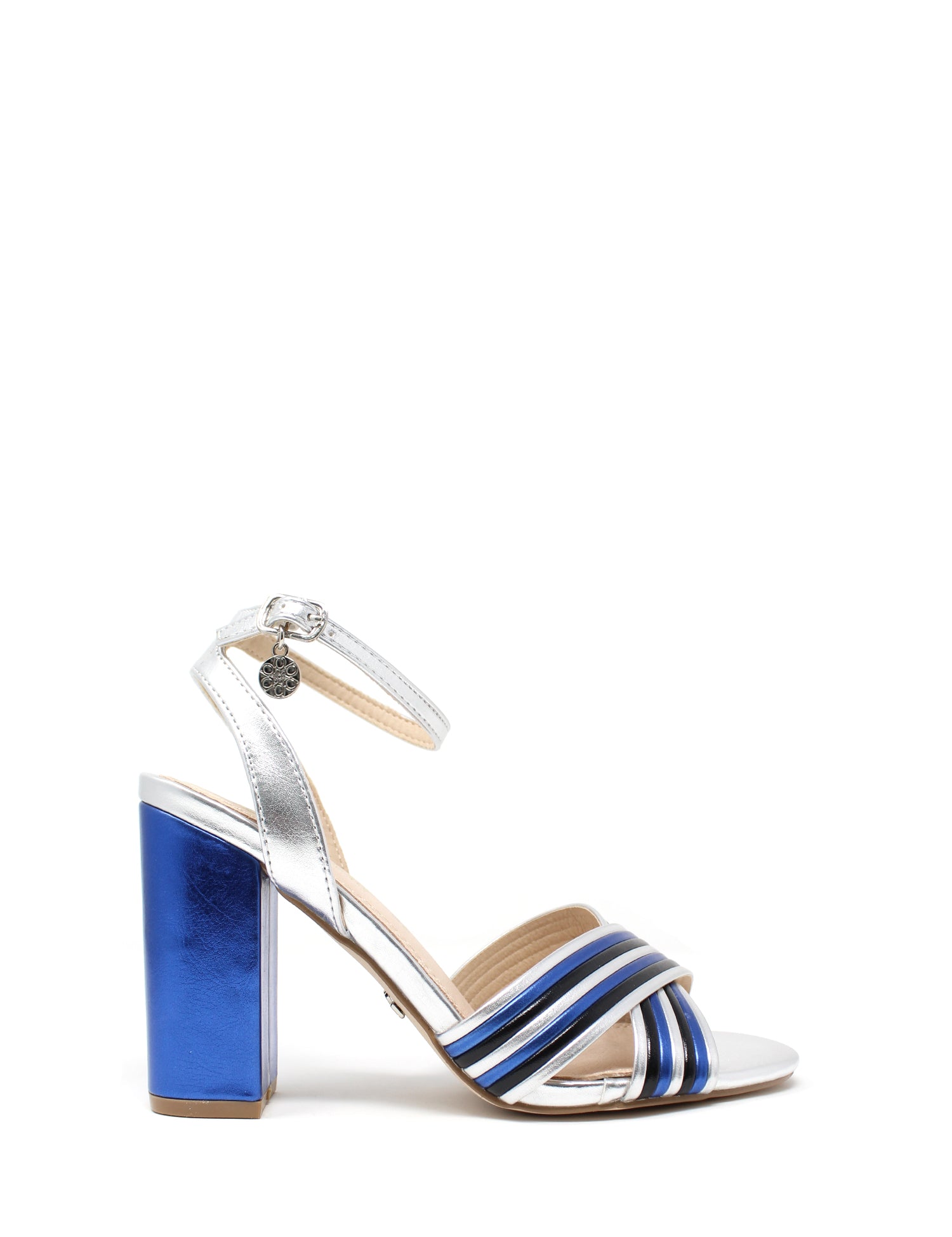 Sandali tacco Argentato Gold&gold