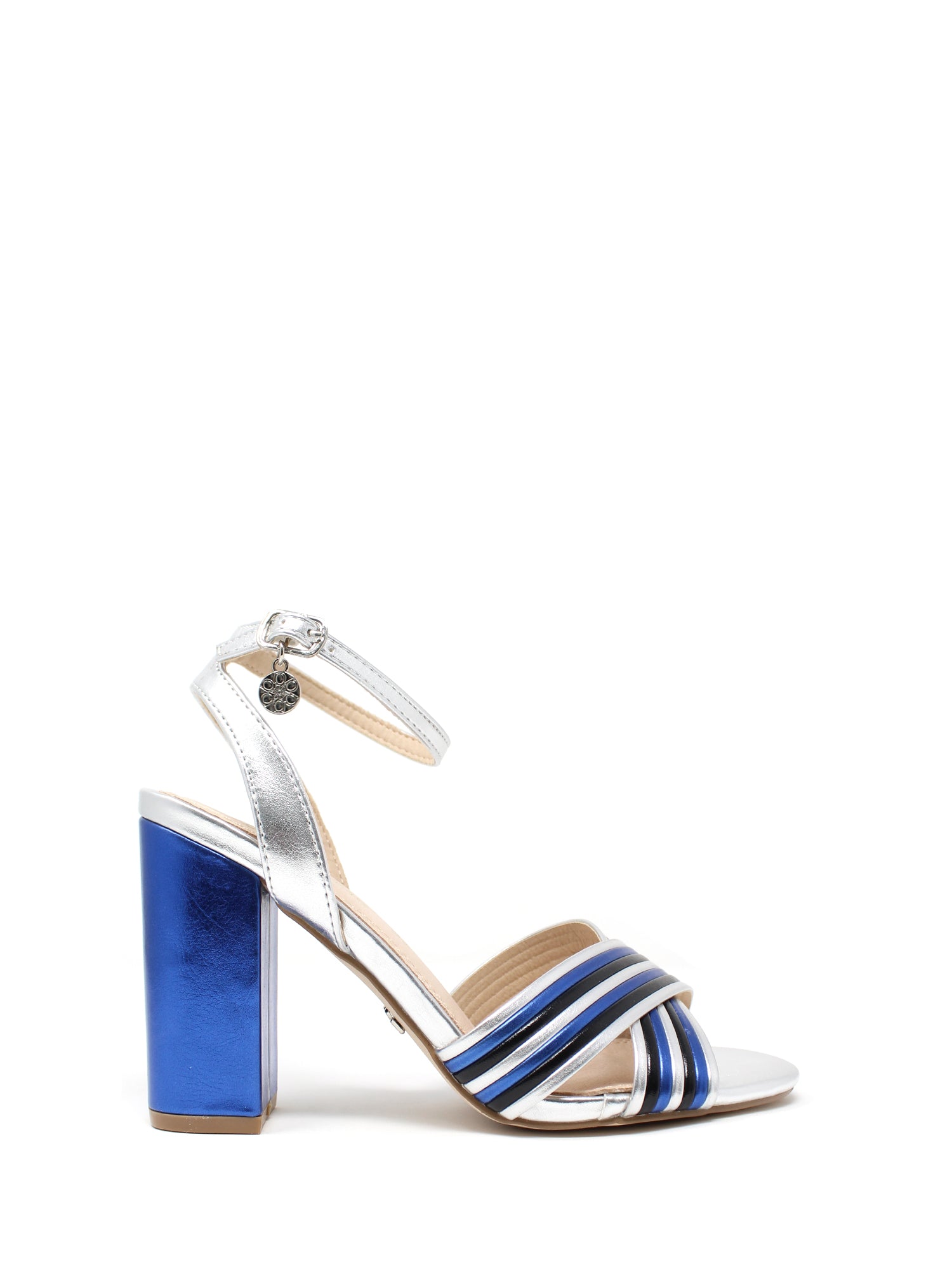 Sandali tacco Argentato Gold&gold