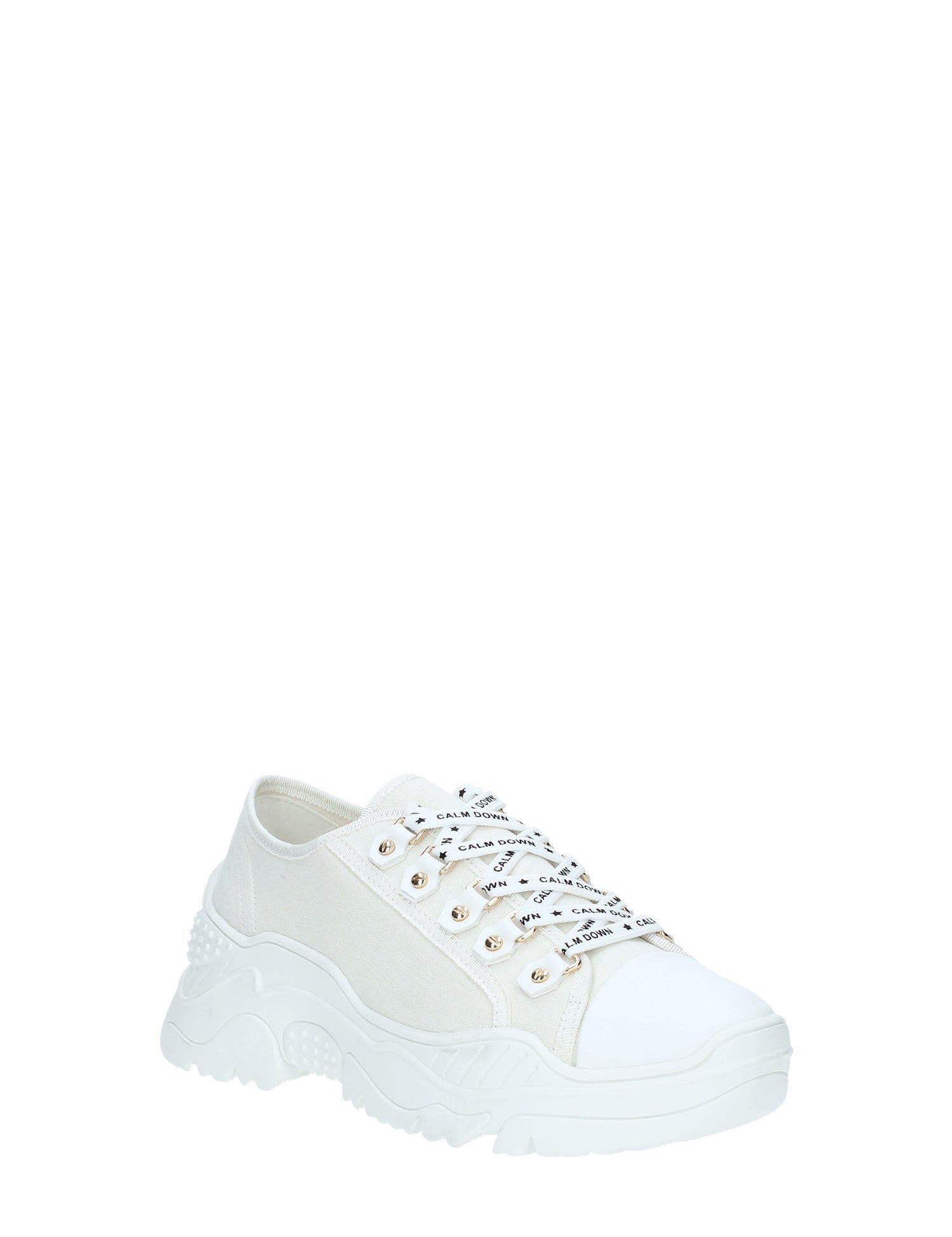 Sneakers Bianco Gold&gold