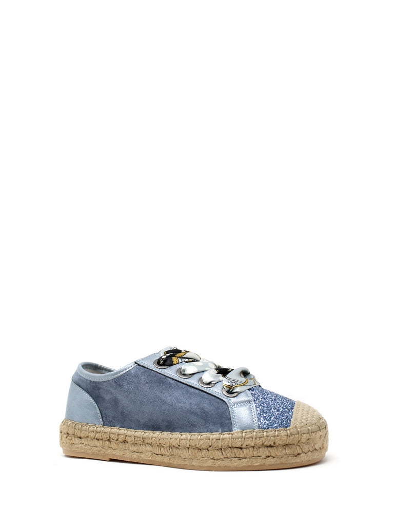 Sneakers Blu Gold&gold