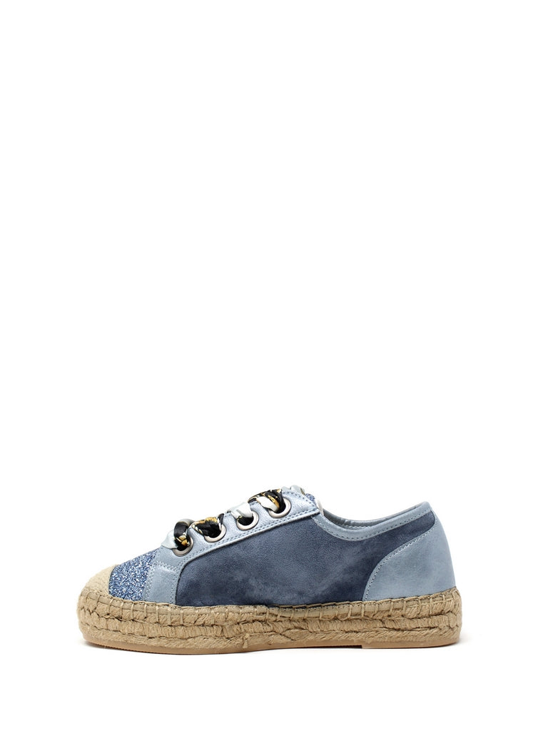 Sneakers Blu Gold&gold