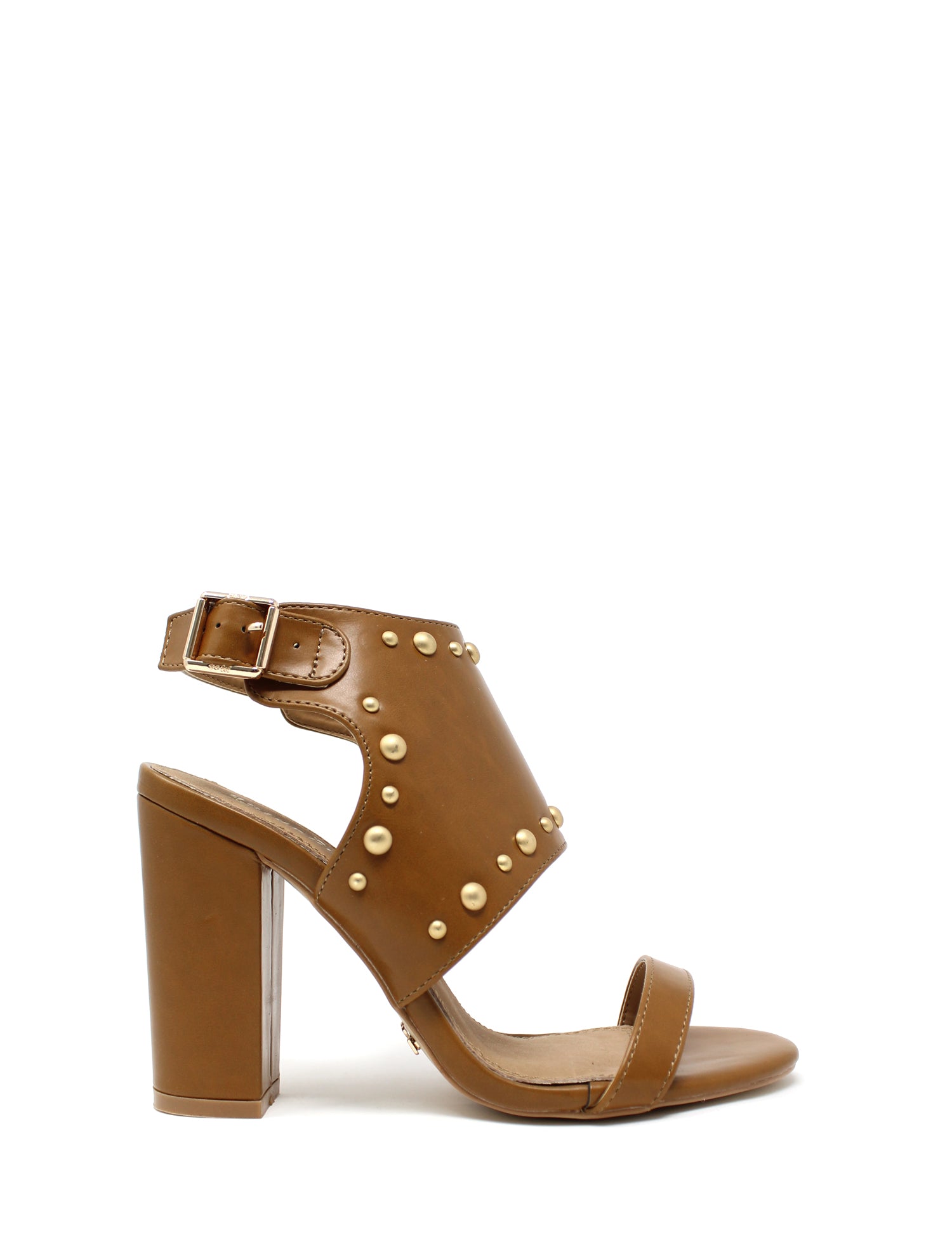 Sandali tacco Marrone Gold&gold