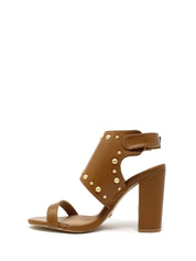 Sandali tacco Marrone Gold&gold