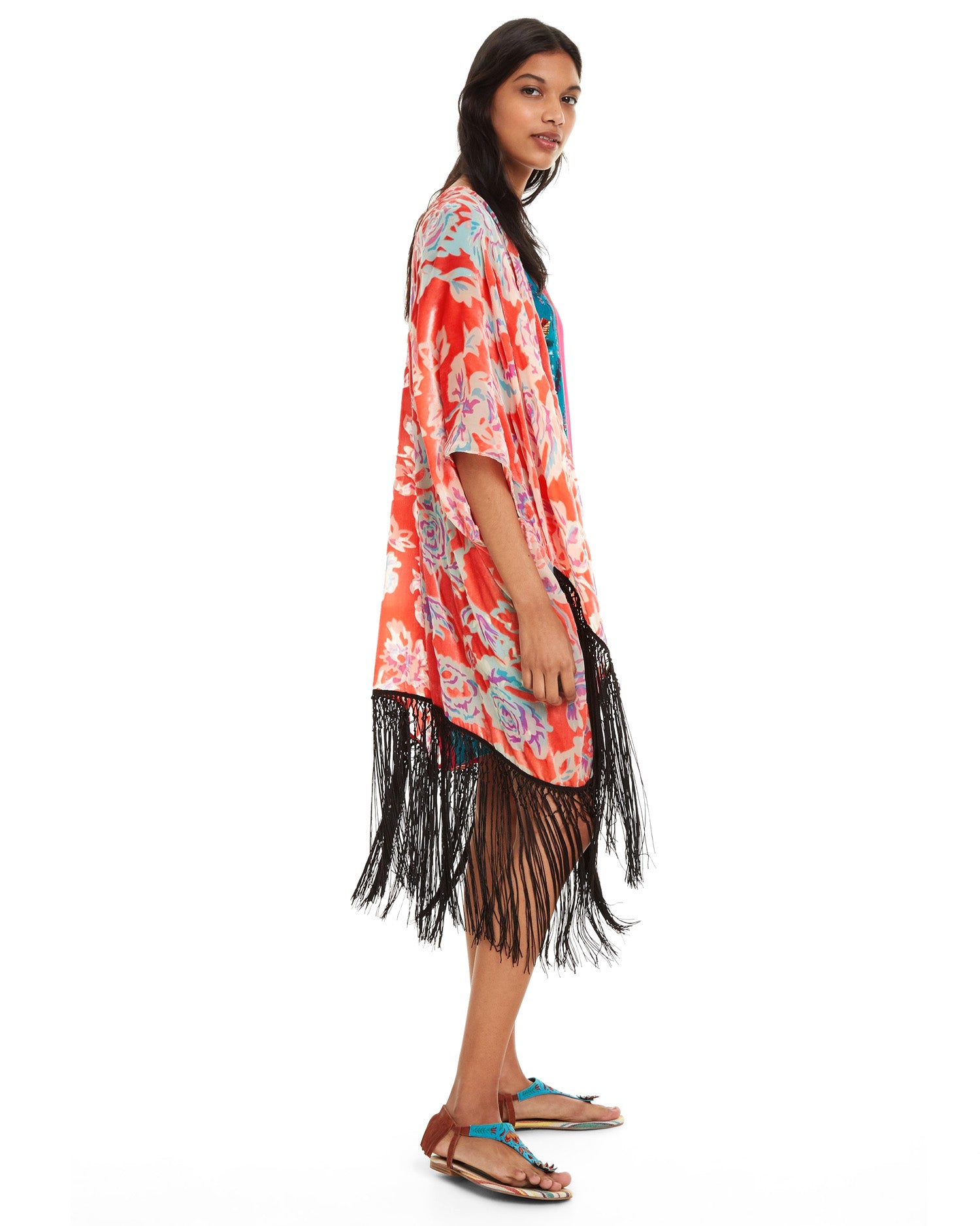 Mantelle Rosa Desigual