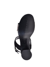 Sandali tacco Nero Apepazza