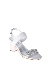 Sandali tacco Bianco Apepazza