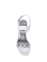 Sandali tacco Bianco Apepazza