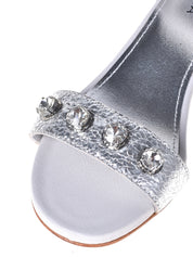 Sandali tacco Bianco Apepazza