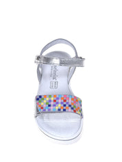 Sandali Argentato Melania