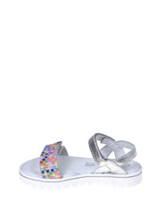 Sandali Argentato Melania