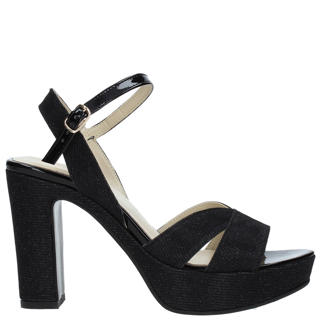 Sandali tacco Nero Grace Shoes