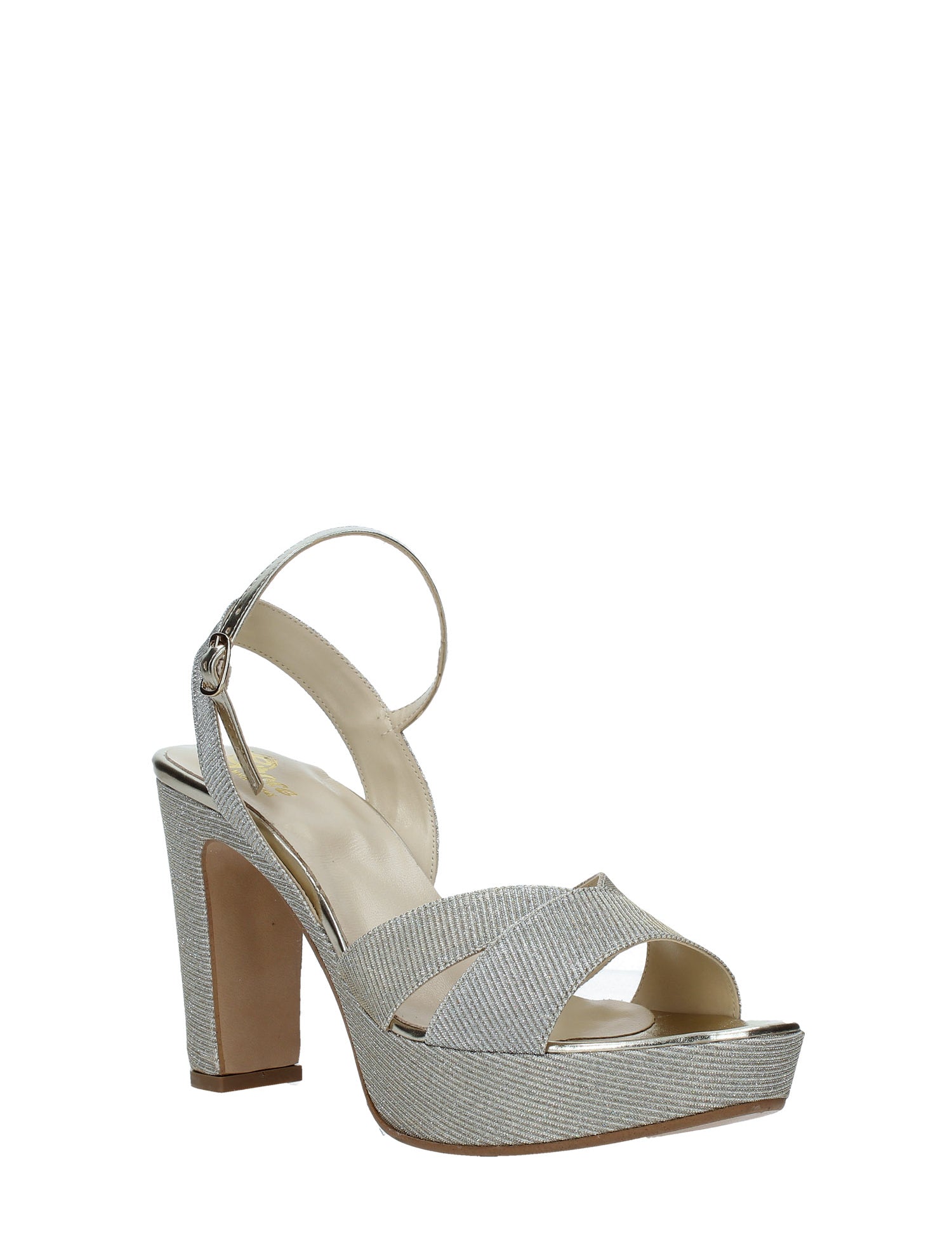 Sandali tacco Platino Grace Shoes