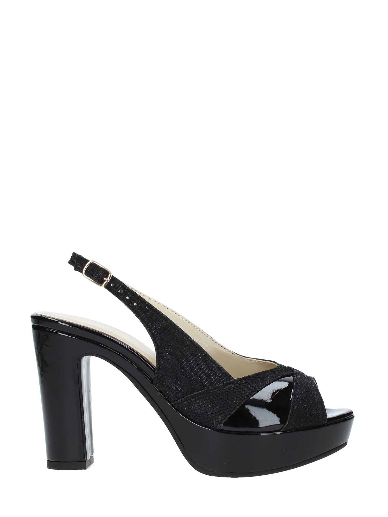 Sandali tacco Nero Grace Shoes