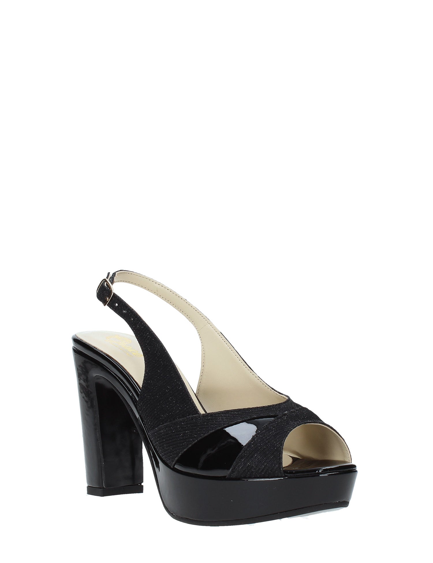 Sandali tacco Nero Grace Shoes