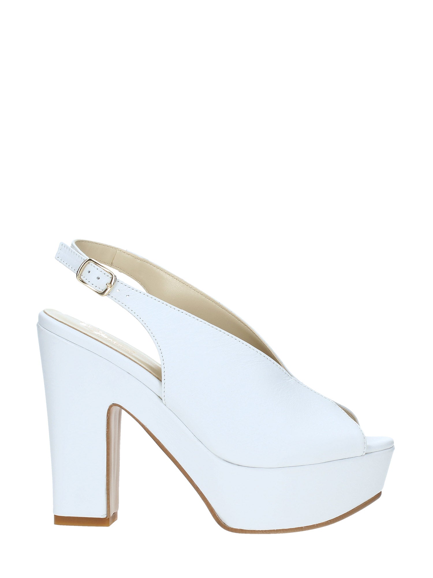 Sandali tacco Bianco Grace Shoes