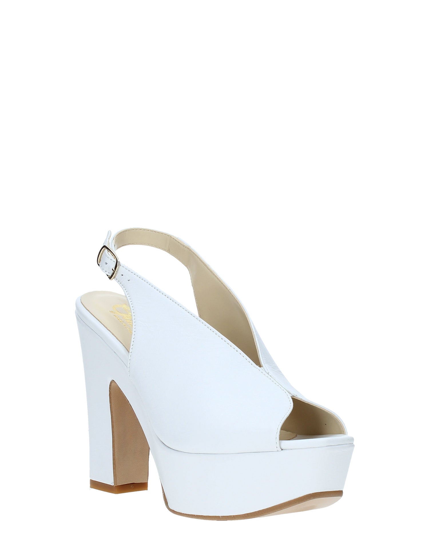 Sandali tacco Bianco Grace Shoes