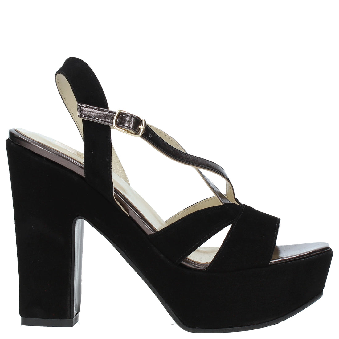 Sandali tacco Nero Grace Shoes