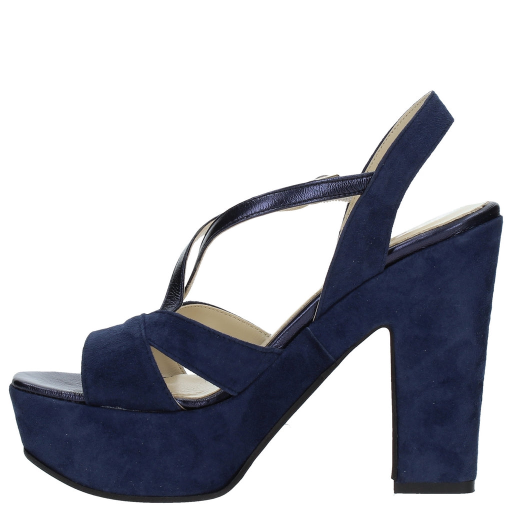 Sandali tacco Blu Grace Shoes