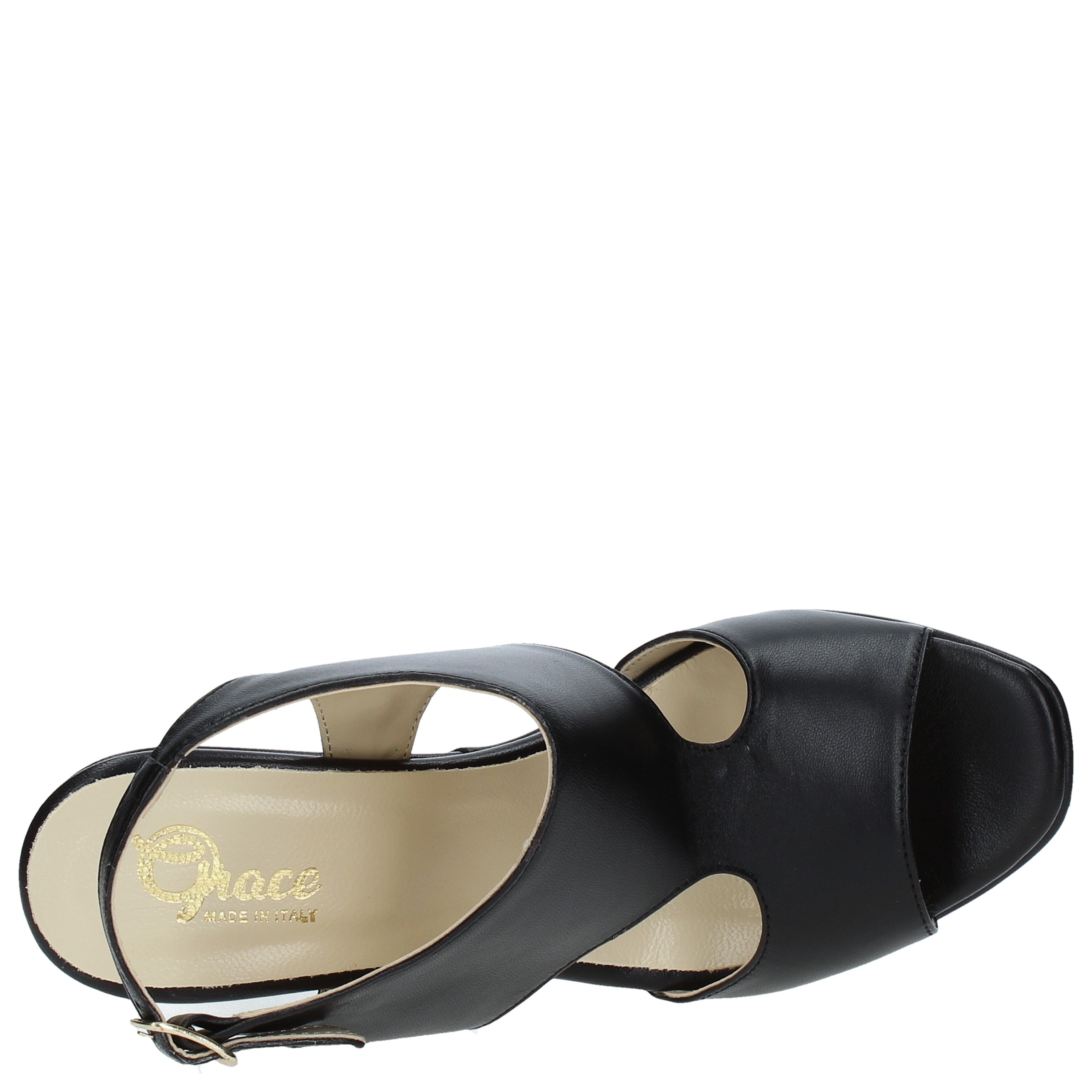 Sandali tacco Nero Grace Shoes