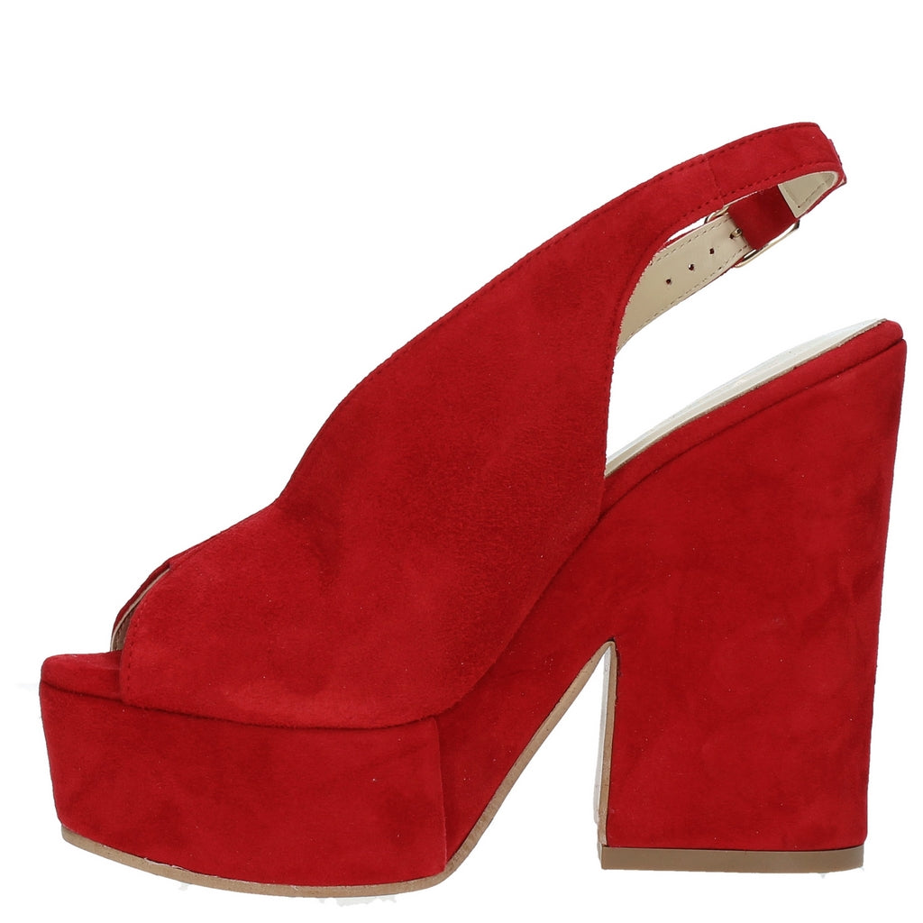 Sandali tacco Rosso Grace Shoes