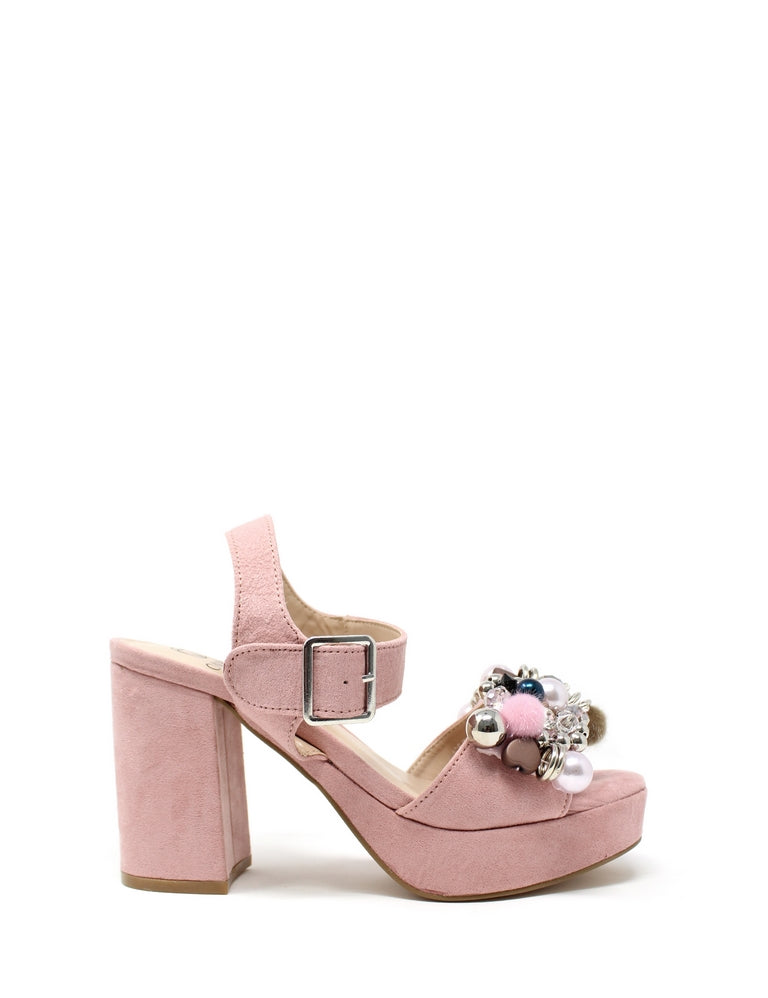 Sandali tacco Rosa Onyx