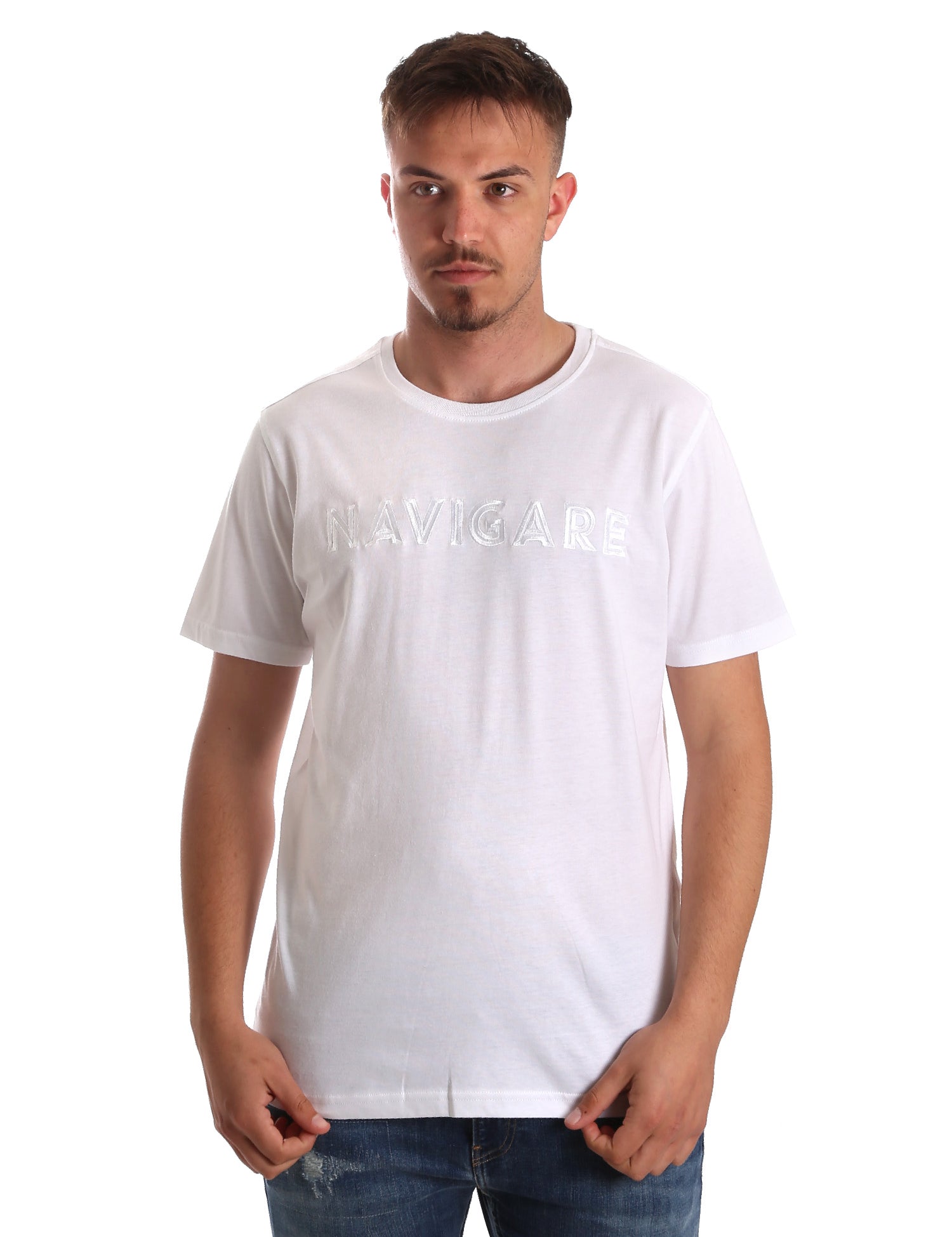 T-shirt Bianco Navigare