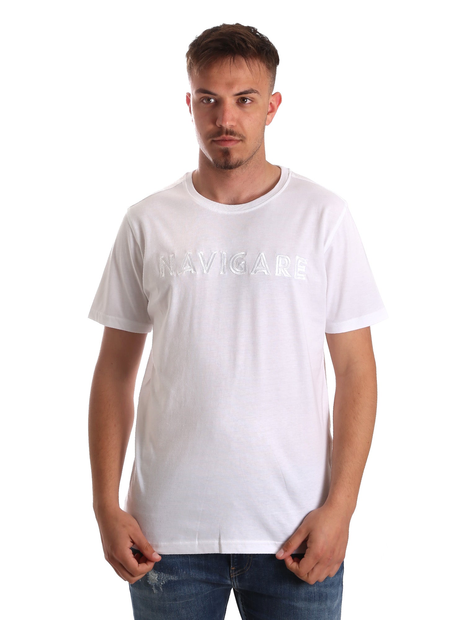 T-shirt Bianco Navigare
