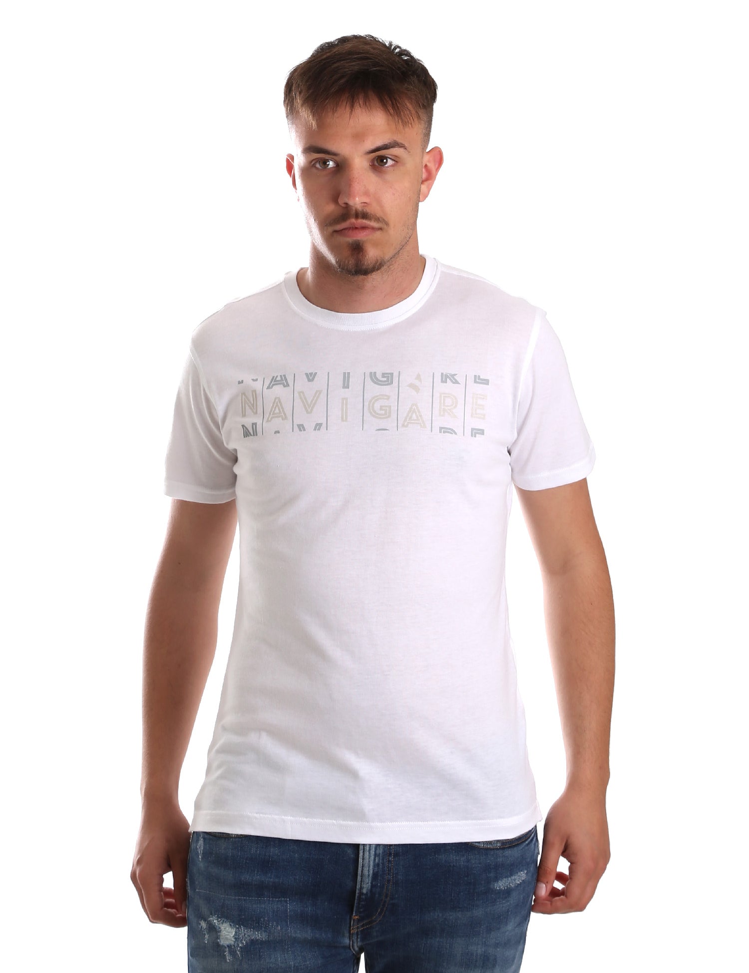 T-shirt Bianco Navigare