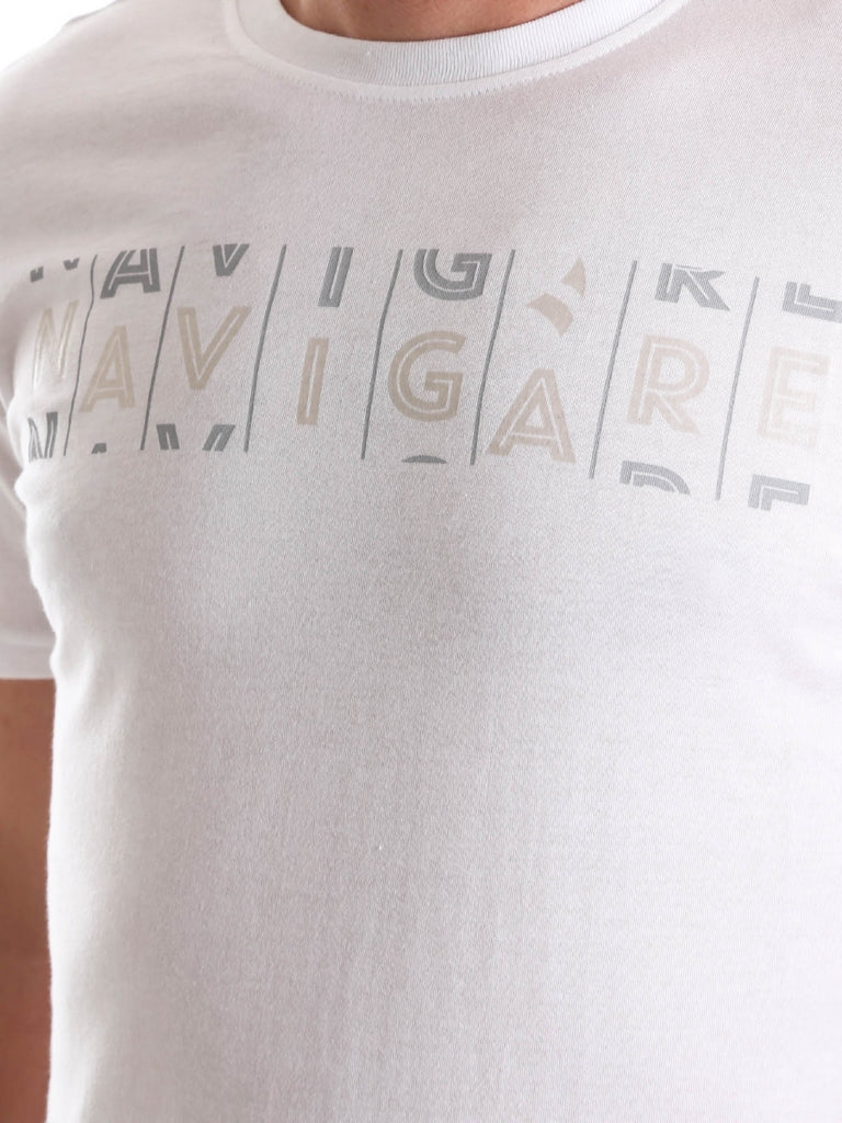 T-shirt Bianco Navigare