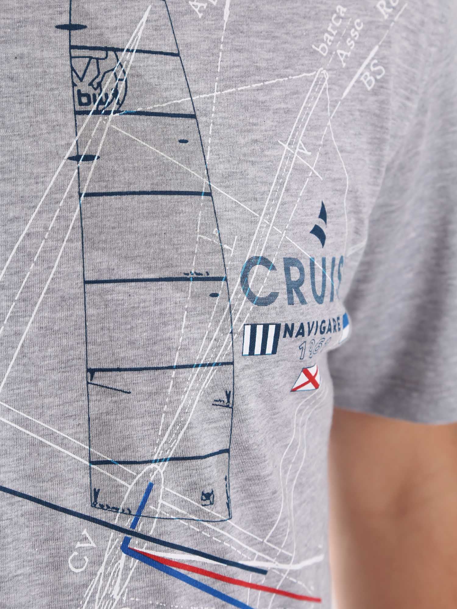T-shirt Grigio Navigare