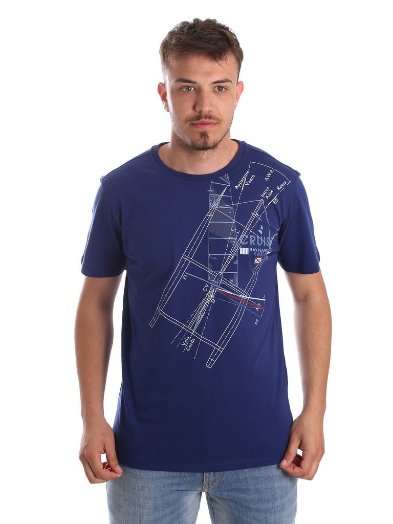T-shirt Blu Navigare