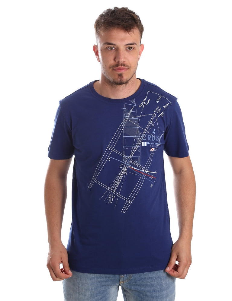 T-shirt Blu Navigare