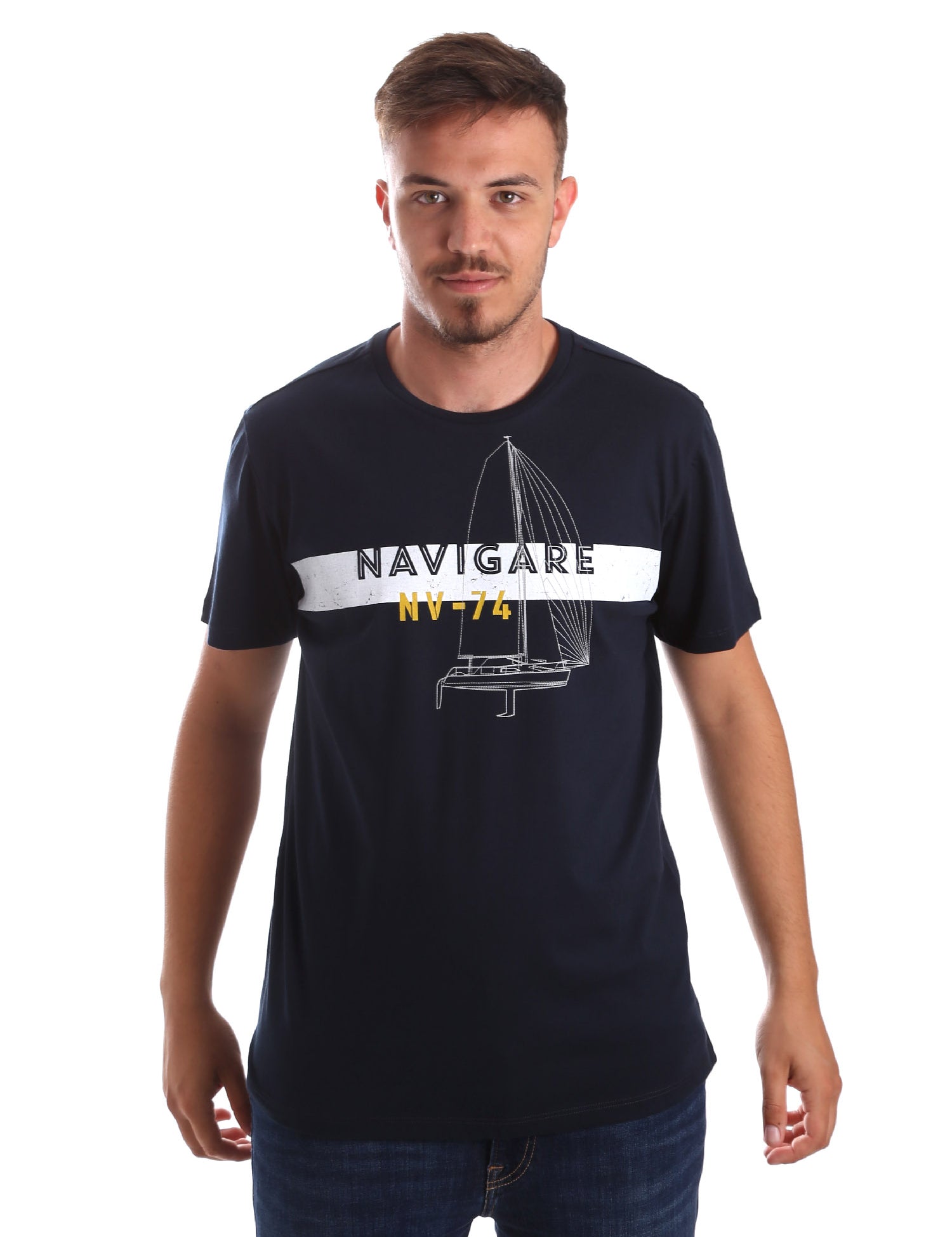 T-shirt Blu Navigare