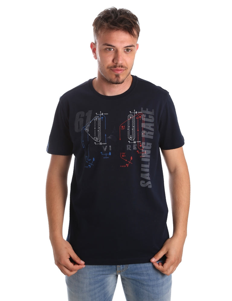 T-shirt Blu Navigare