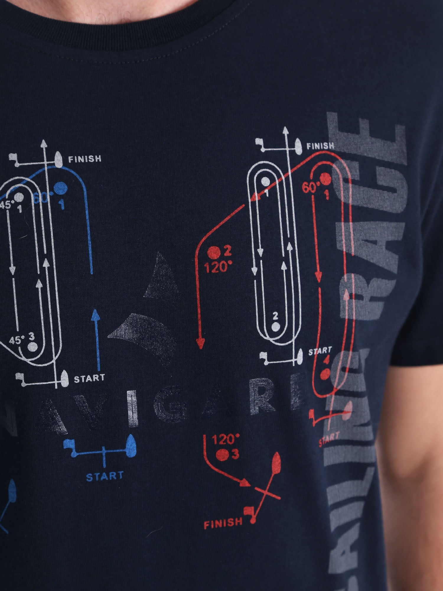 T-shirt Blu Navigare