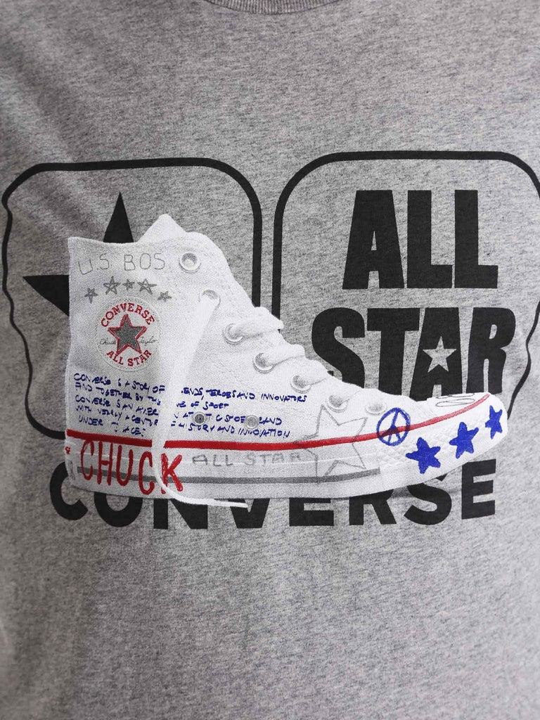 T-shirt Grigio Converse