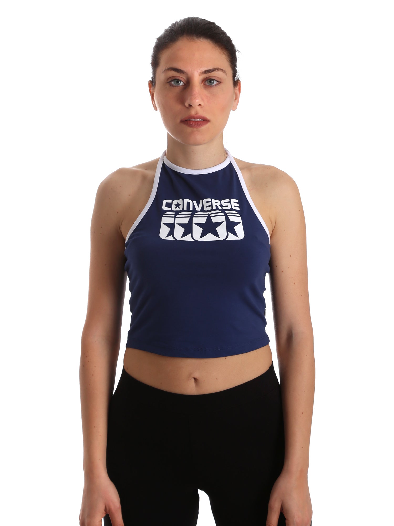 Top e canotte Blu Converse